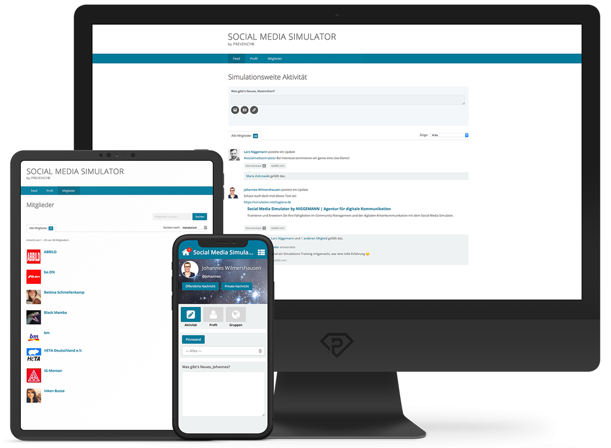 Grafik mit Gefahrensymbolen